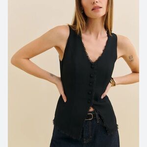 Reformation Skylar Top Black